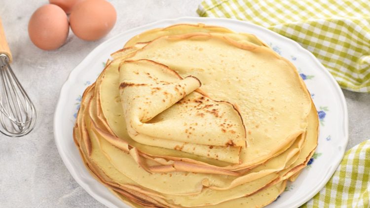 crêpes nature pour garniture salée ou sucrée