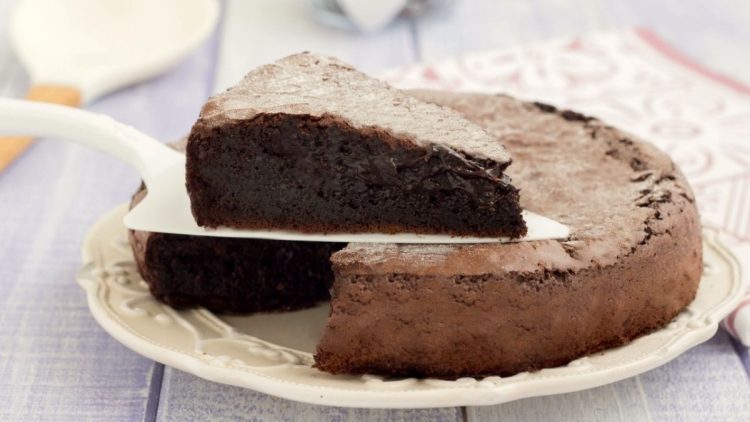 Gâteau cœur chaud au chocolat