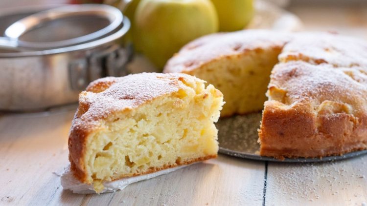 Gâteau moelleux aux pommes et mascarpone