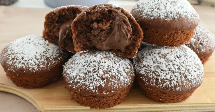 Muffins au café et Nutella