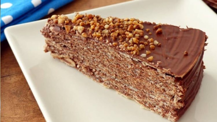 Tarte aux gaufres sans cuisson