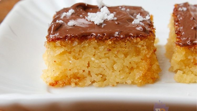 gâteau à la noix de coco et au Nutella sans cuisson rapide