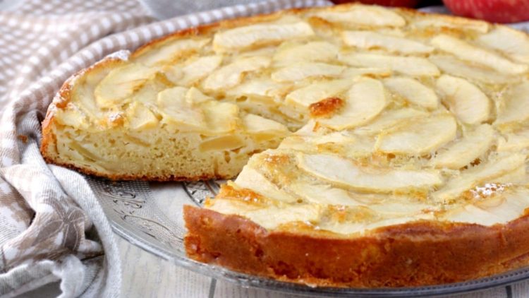 Gâteau aux pommes allégé