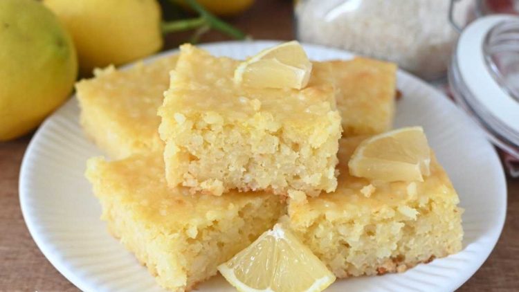 Gâteau de riz et citron