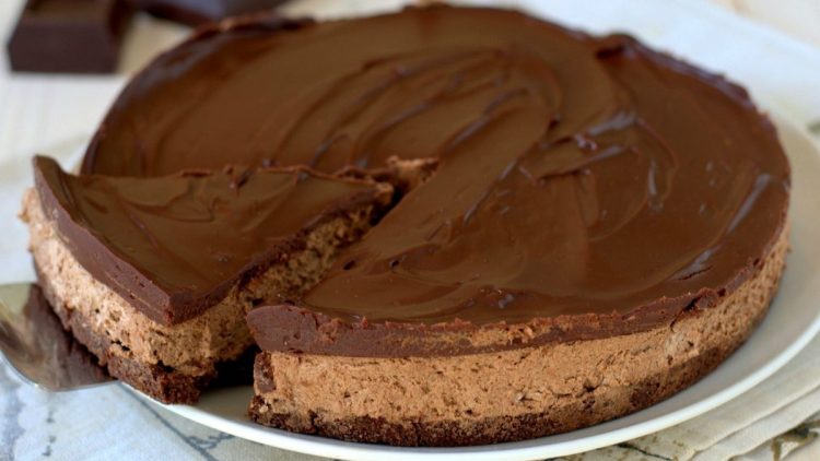 Gâteau fondant au chocolat froid