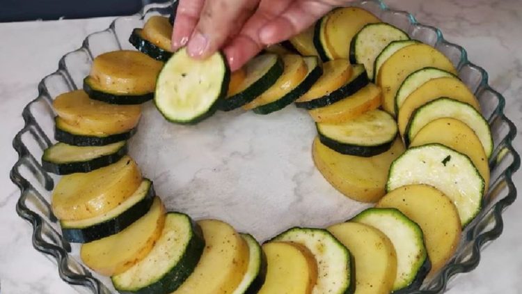 gratin de courgettes et de pommes de terre