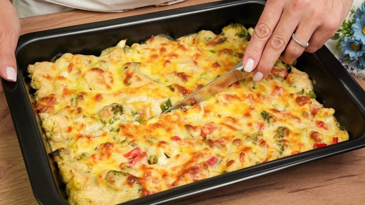 gratin de légumes délicieux et parfumé