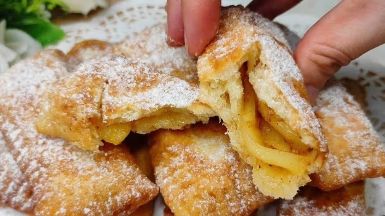 Morceaux de pommes caramélisées