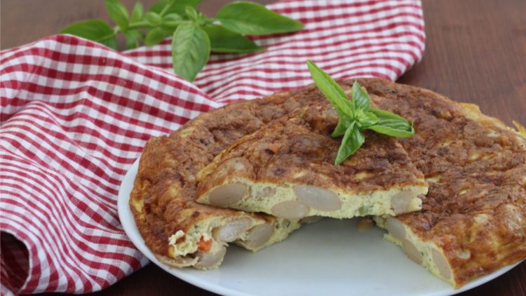 omelette aux haricots blancs