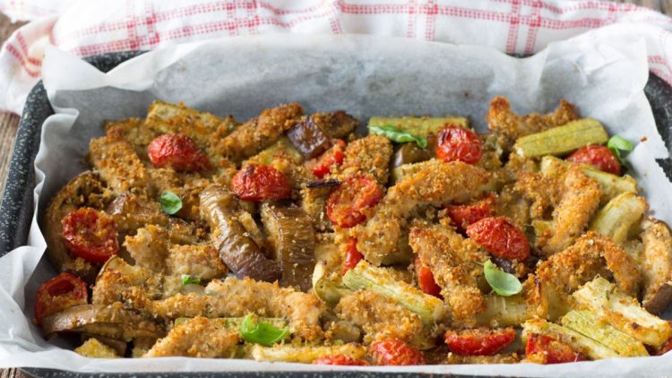 poulet aux légumes au four  