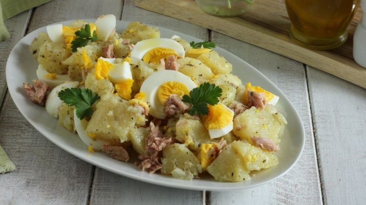 Salade de pommes de terre tiède
