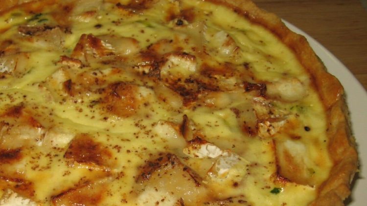 Tarte poireaux lardons