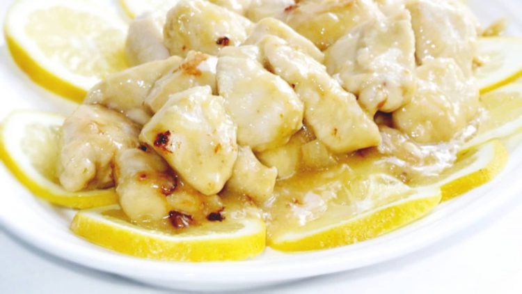 Bouchées de poulet au citron