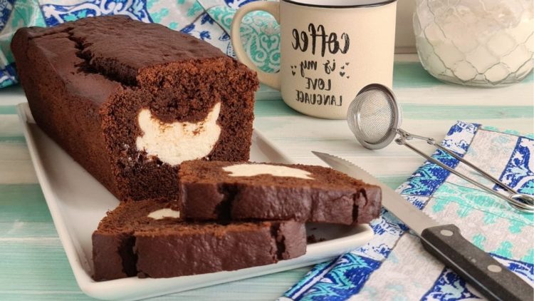 Cake au cacao cœur de ricotta