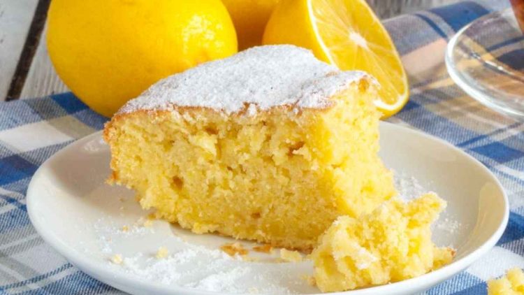 Gâteau au citron sans farine et sans beurre