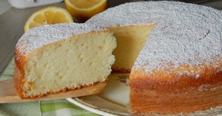 Gâteau aux blancs d'œufs ricotta et citron