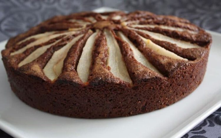 gateau poires chocolat