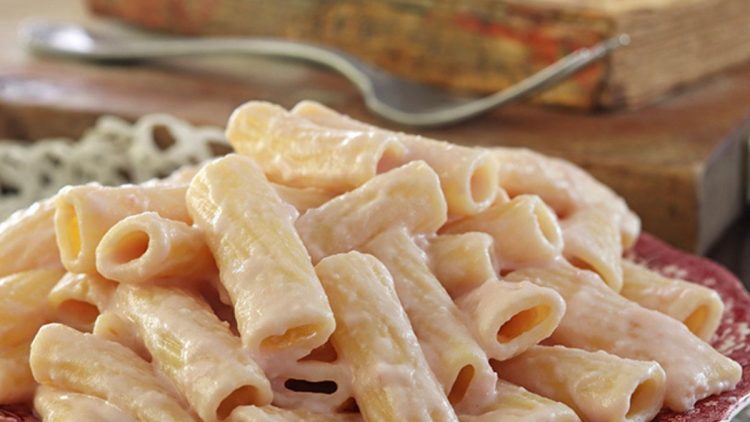 pâtes au jambon et à la ricotta