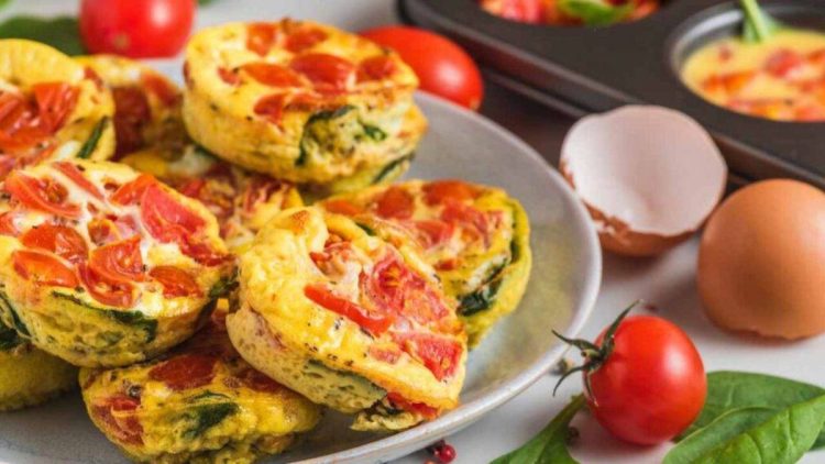 petites omelettes aux légumes