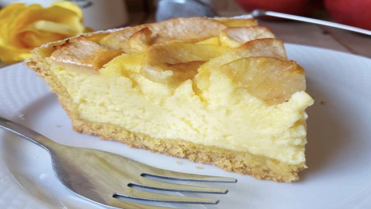 Tarte pommes et crème pâtissière
