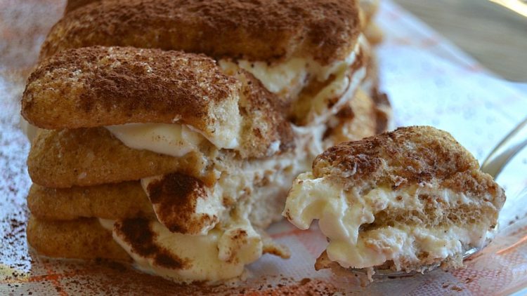 Tiramisu léger à la ricotta