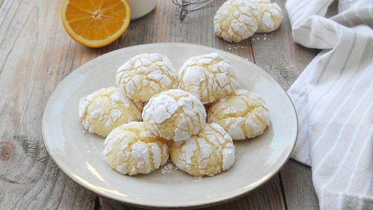 biscuits craquelés à l'orange