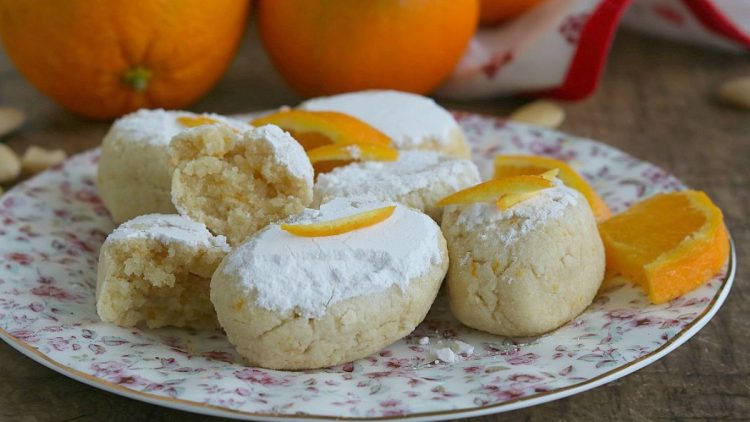 biscuits moelleux à l'orange et aux amandes