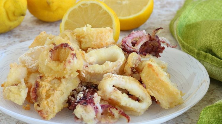 calamars panés au four