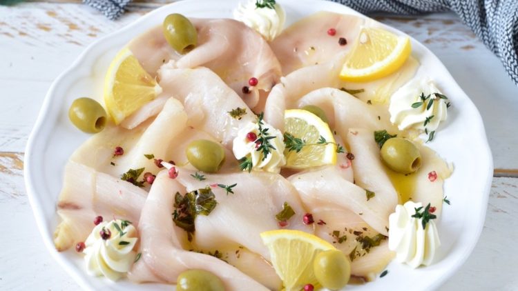 carpaccio d’espadon à la sicilienne