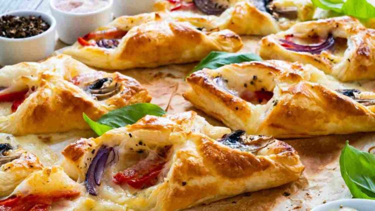 feuilletés aux tomates séchées
