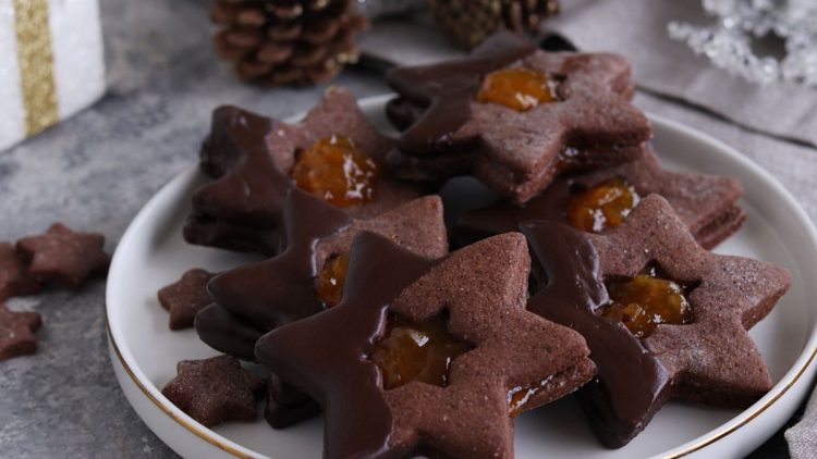 sablés Sacher au chocolat noir