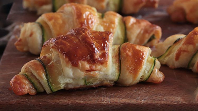 croissants aux courgettes