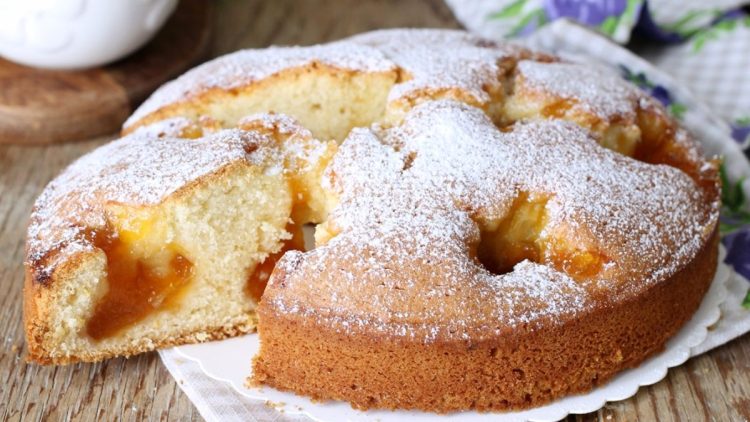 gâteau moelleux à la confiture