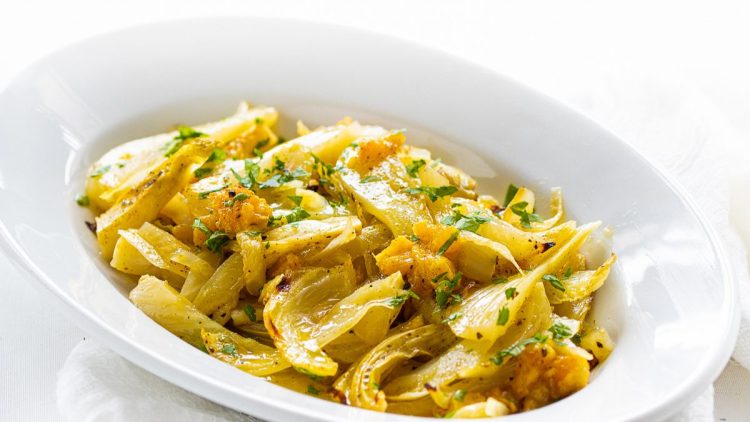 gratin de fenouil à l'orange