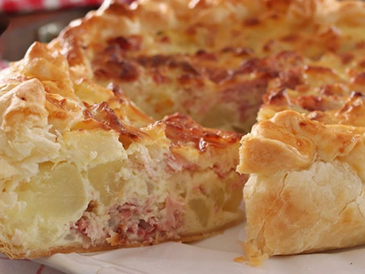tourte feuilletée jambon-pommes de terre