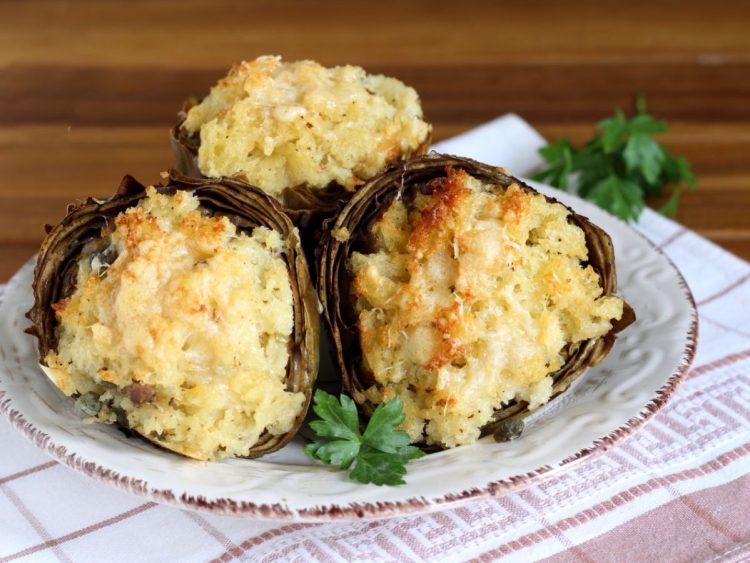 artichauts farcis au four