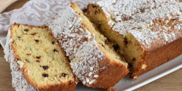 cake au yaourt et pépites de chocolat