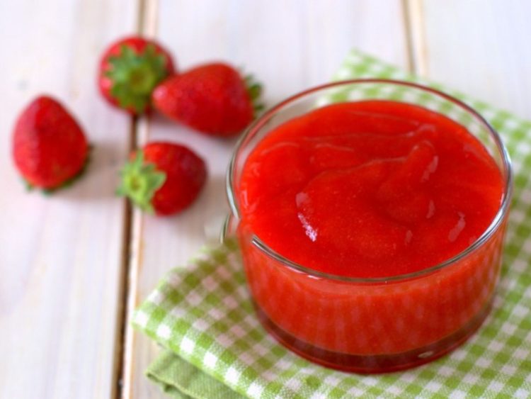 coulis de fraises rapide