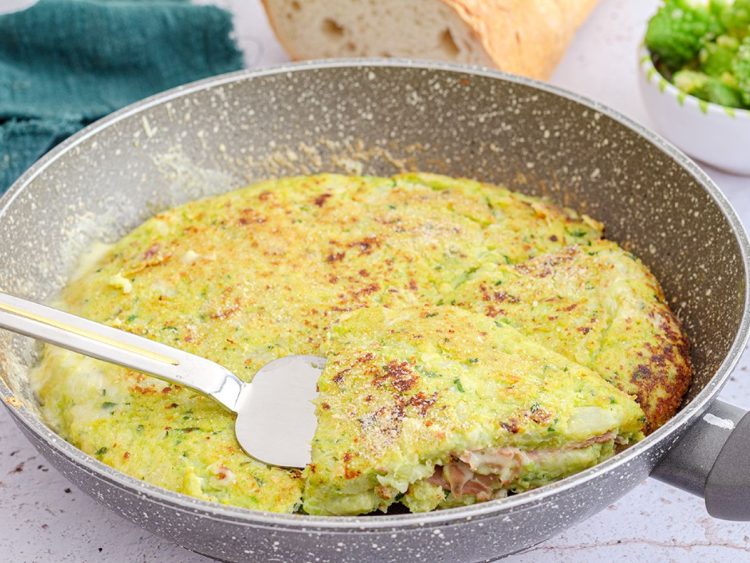 galette aux brocolis farcie