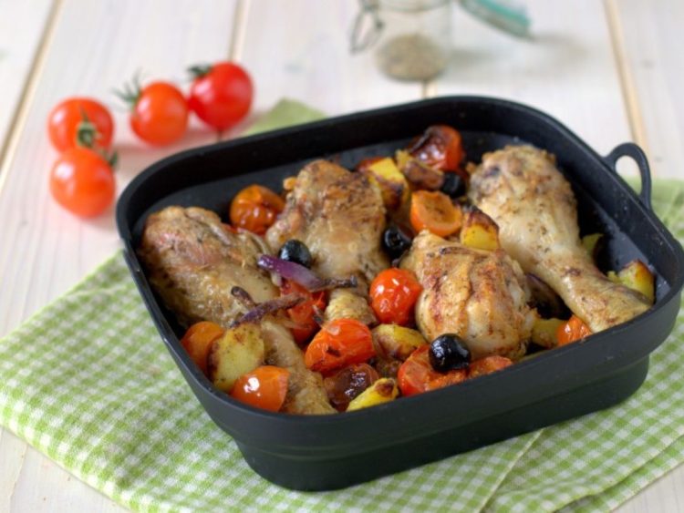 pilons de poulet à la méditerranéenne