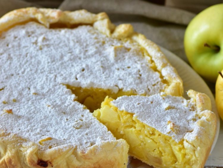 tarte aux pommes et au riz