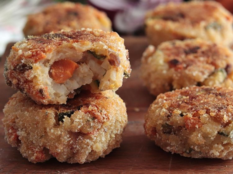 boulettes de riz aux légumes