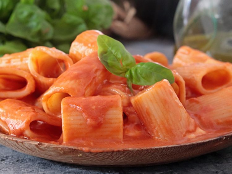 pâtes tomates-mozzarella