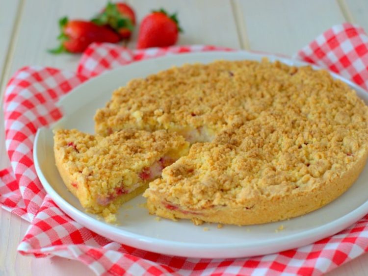 sbriciolata ricotta fraises